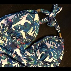 XL tropical one piece bathing suit